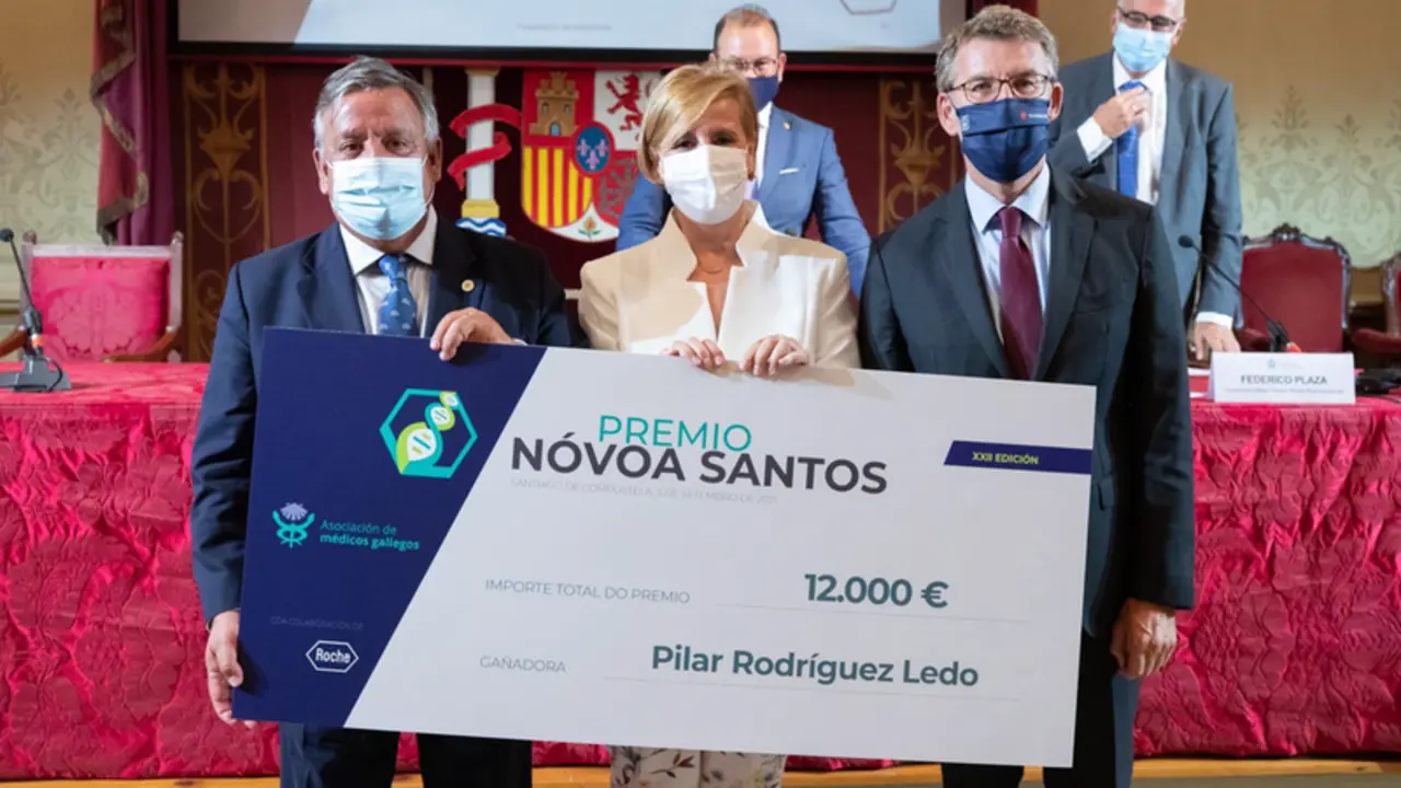 Acto de entrega del XXII Premio N&oacute;voa Santos - XUNTA 