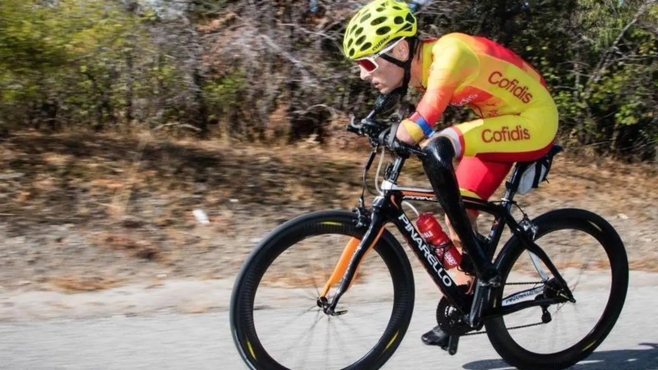  El ciclista paral&iacute;mpico espa&ntilde;ol Ricardo Ten 