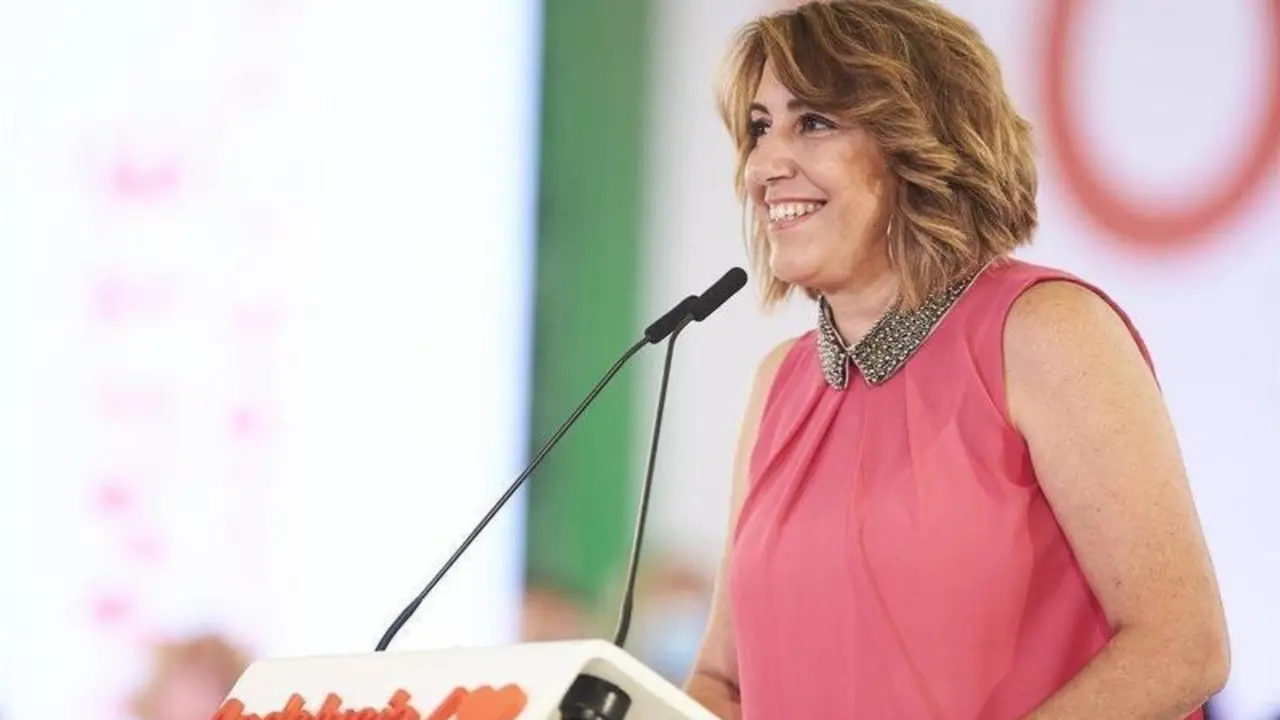  La secretaria general del PSOE.A, Susana D&iacute;az, intervine en la reuni&oacute;n del Comit&eacute; Director extraordinario del PSOE-A, a 12 de julio del 2021 en Sevilla (Andaluc&iacute;a) - Joaquin Corchero - Europa Press 