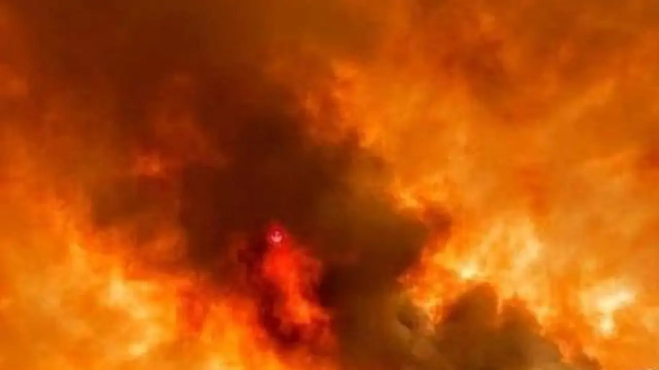  Incendio Sierra Bermeja. Twitter 