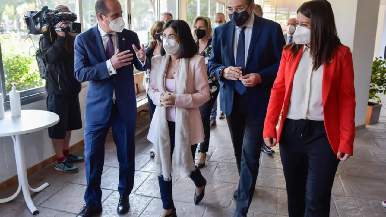  La ministra de Sanidad, Carolina Darias, en su visita a Guadalajara - EUROPA PRESS / RAFA MART&Iacute;N 