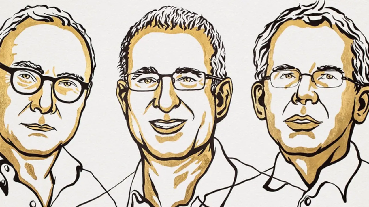 <p> Galardonados con el Nobel de Econom&iacute;a 2021 - ACADEMIA SUECA DE CIENCIAS </p>