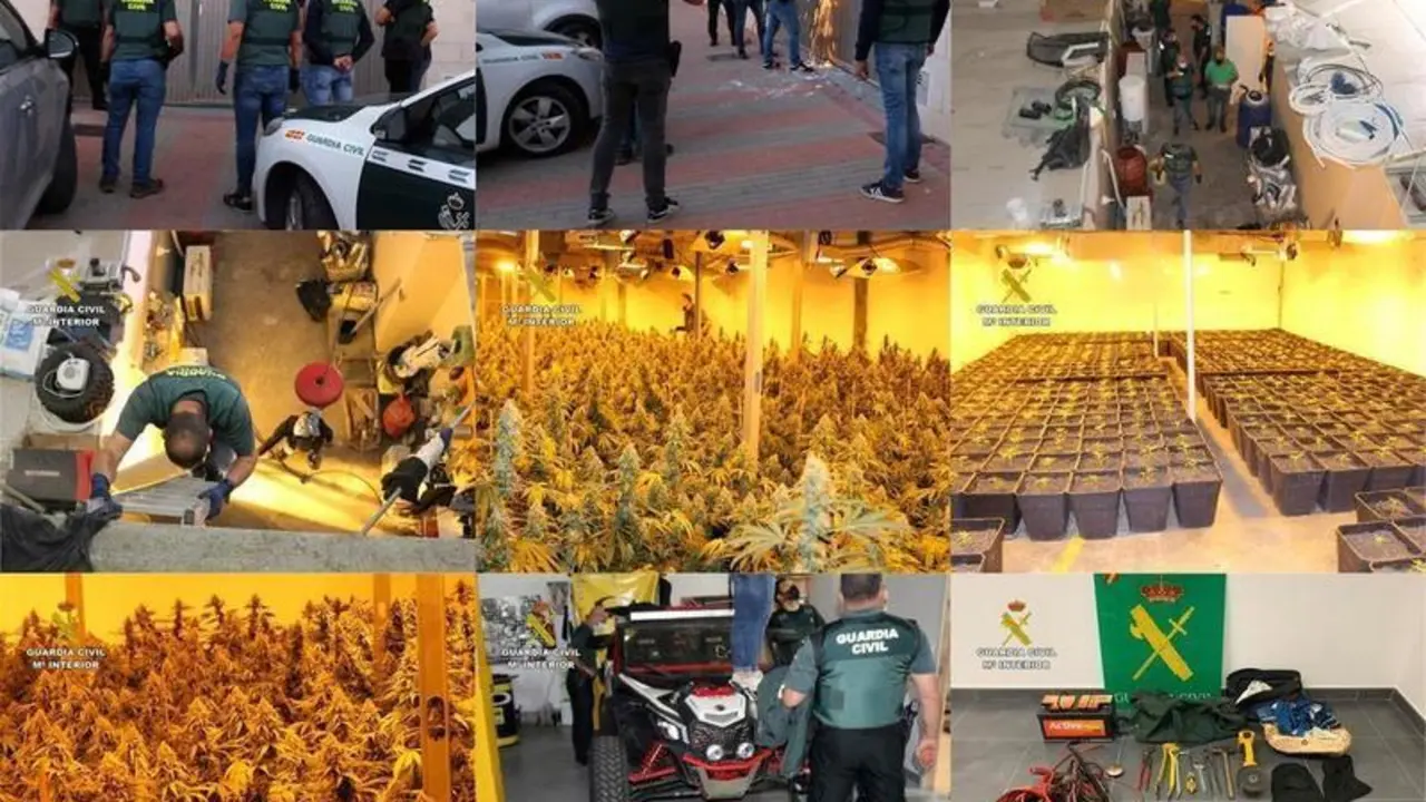 <p> Im&aacute;genes de la 'Operaci&oacute;n Motard' - GUARDIA CIVIL </p>