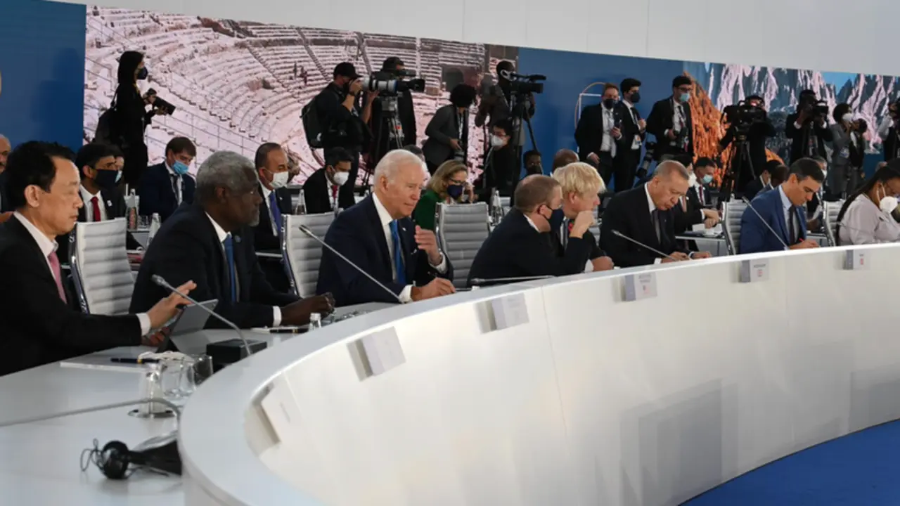 <p> Cumbre del G20 en Roma - Pool Moncloa/Borja Puig de la Bellacasa </p>