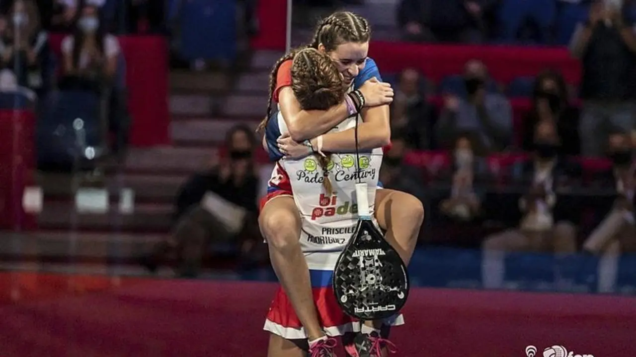 <p> Las hermanas Eunice y Priscila Rodr&iacute;guez </p>