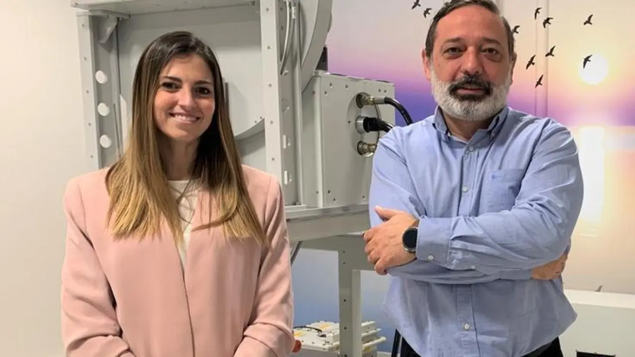 <p> Mar&iacute;a Gracia y Juan Catret, coordinadores del proyecto (CND) </p>