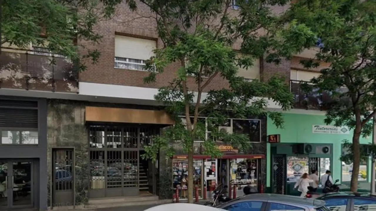 <p> Edificio donde se produjo el crimen </p>