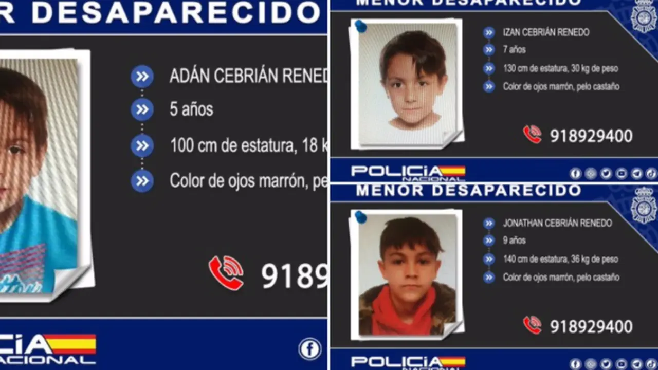 <p> Alerta de los tres ni&ntilde;os cuya madre se llev&oacute; sin permiso de un centro de menores - POLIC&Iacute;A NACIONAL </p>