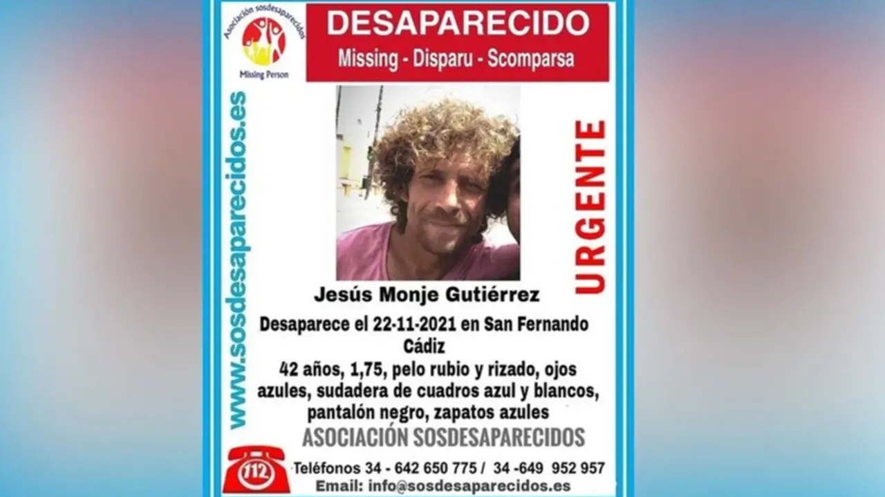 <p> Encuentran el cad&aacute;ver del desaparecido desde el d&iacute;a 23 en San Fernando (C&aacute;diz) </p>