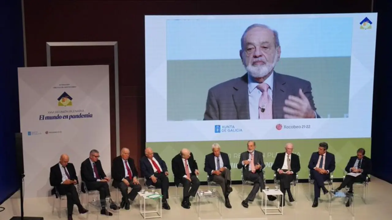 <p> Carlos Slim en la XXVI jornada </p>