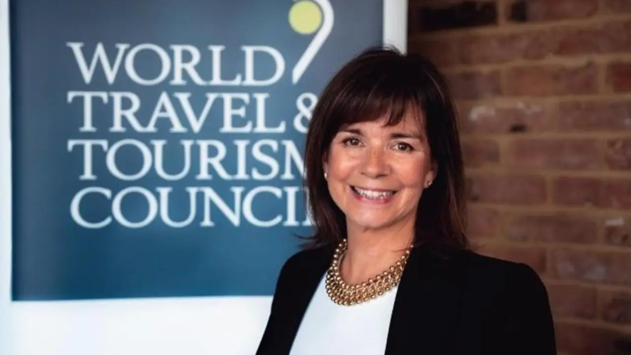 <p> La presidenta del Consejo Mundial de los Viajes y el Turismo (WTTC), Julia Simpson. </p>