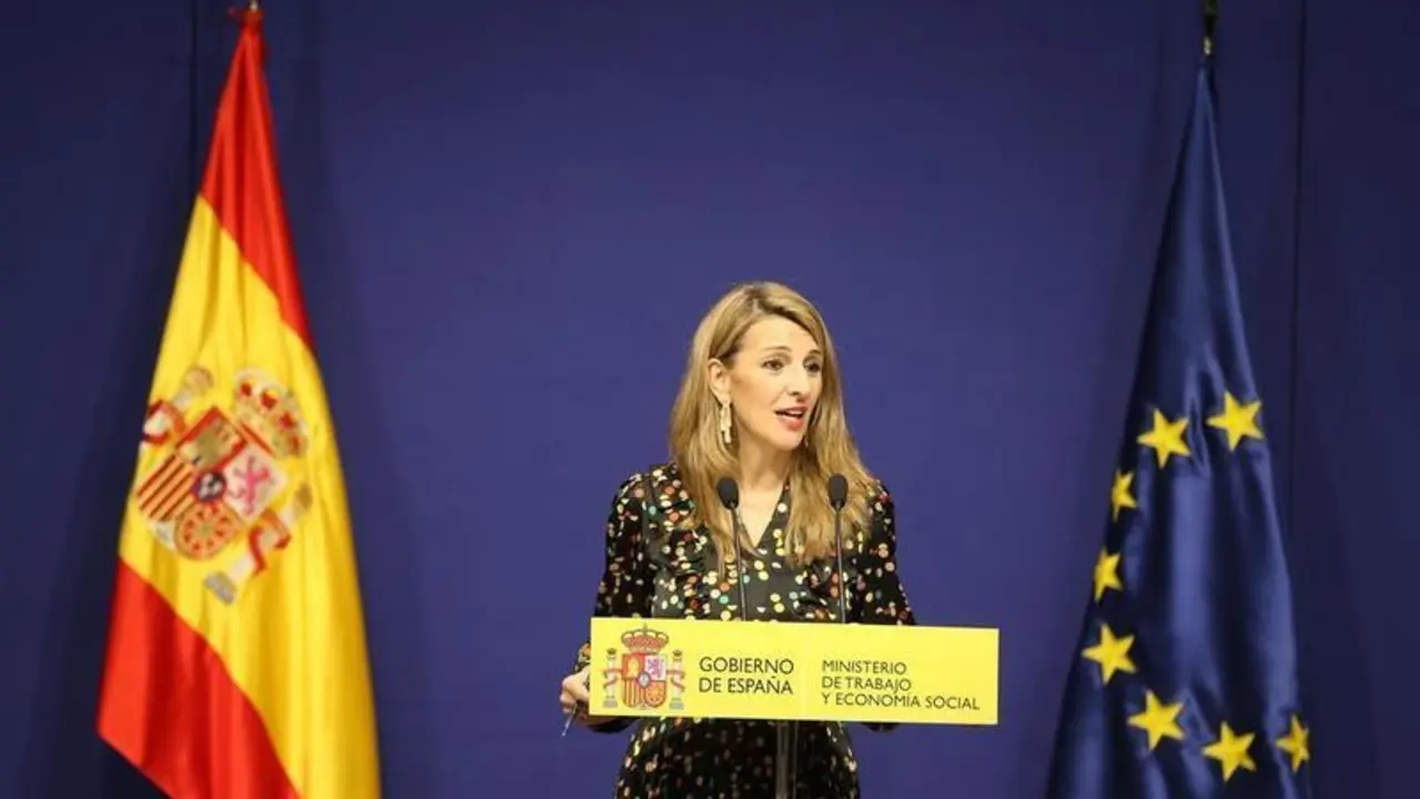 <p> La ministra de Trabajo, Yolanda D&iacute;az </p>