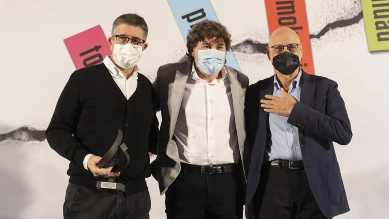 <p> Patxi L&oacute;pez, Eneko Andueza y Rodolfo Ares - PSE </p>