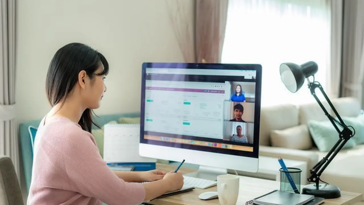 <p> Teletrabajo. Pinterest </p>