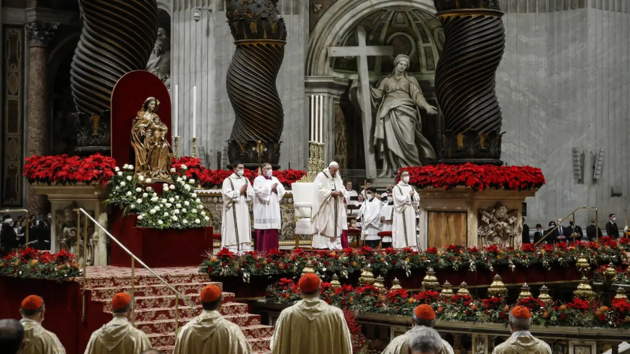 <p> El Papa preside la Misa del Gallo - Fabio Frustaci/ANSA via ZUMA Pre / DPA </p>