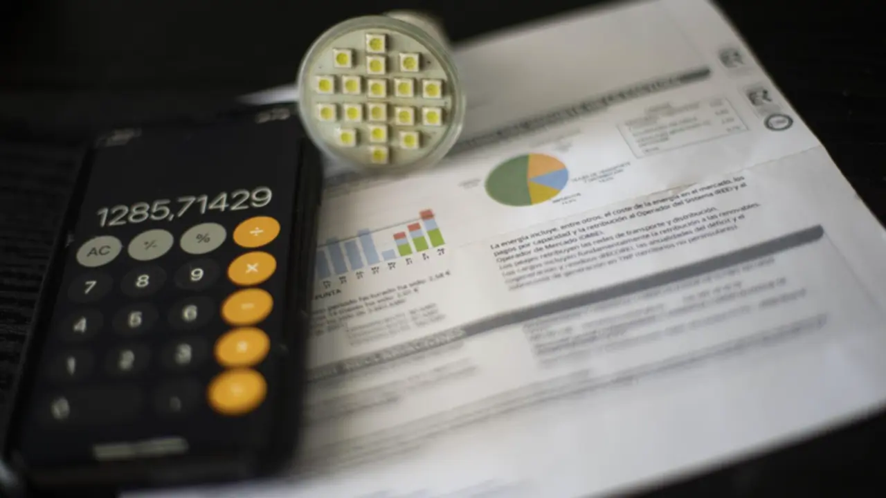 <p> Archivo - Una factura del consumo de luz, a 10 de septiembre de 2021, en Madrid (Espa&ntilde;a). - Eduardo Parra - Europa Press - Archivo </p>