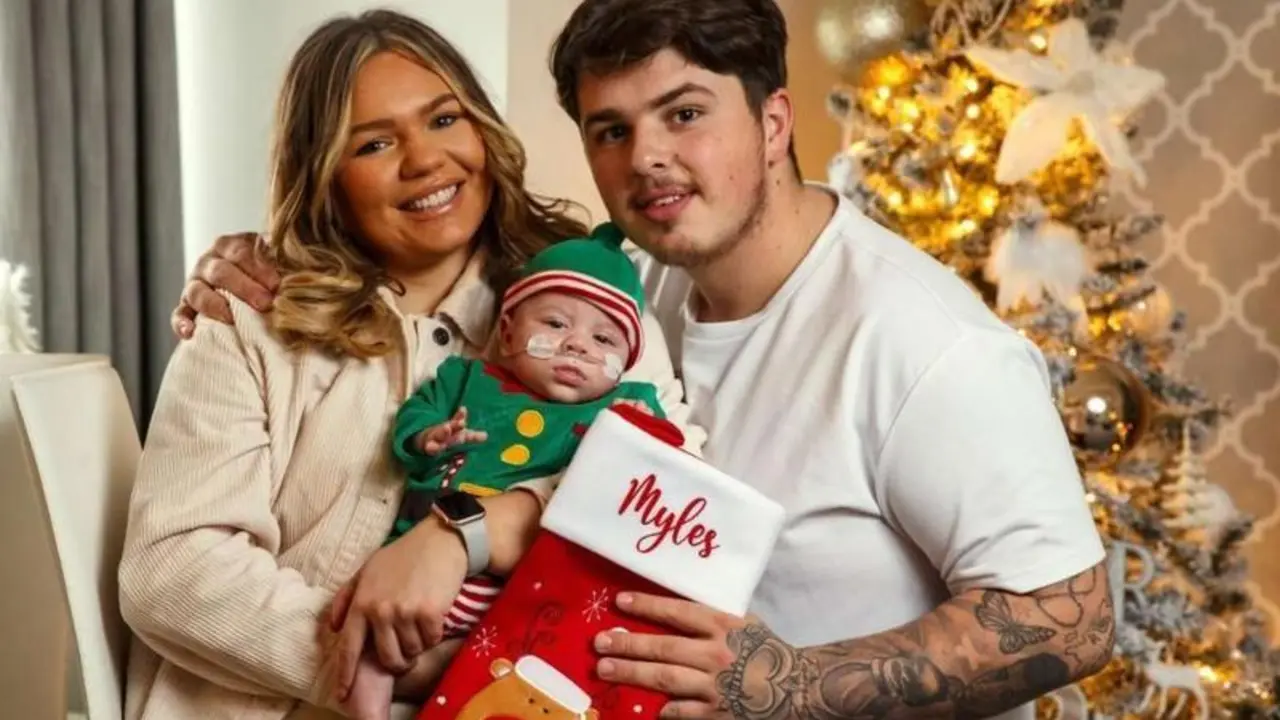 <p> Myles ya est&aacute; en casa, con su familia. </p>