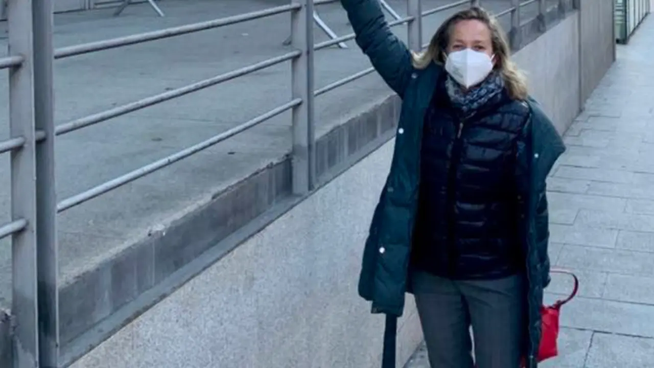 <p> Nadia Calvi&ntilde;o en su publicaci&oacute;n de TWITTER </p>