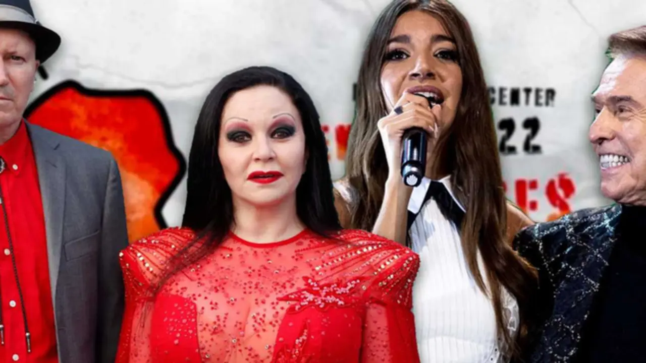 <p> Alguno de los artistas del concierto. RTVE </p>