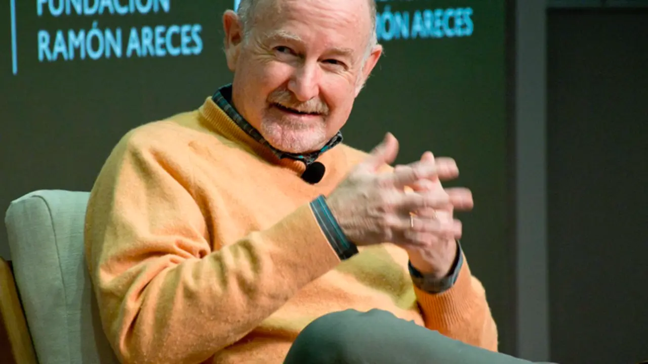 <p> Rafael Yuste en el debate sobre los neuroderechos de la Fundaci&oacute;n Ram&oacute;n Areces. - RAM&Oacute;N MARDONES </p>