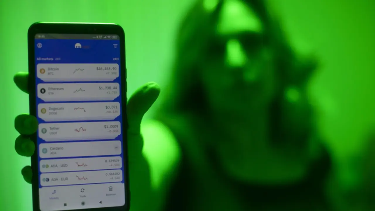 <p> Archivo - Una internauta utiliza la aplicaci&oacute;n Kraken para invertir en criptomonedas, en Madrid (Espa&ntilde;a), a 9 de febrero de 2021. - Eduardo Parra - Europa Press - Archivo </p>