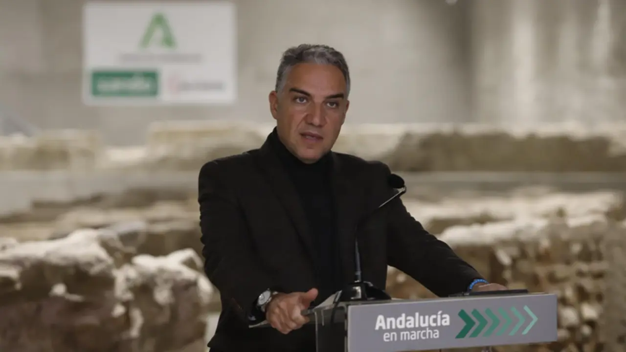<p> El consejero de Presidencia, El&iacute;as Bendodo, visita el futuro espacio expositivo de los restos arqueol&oacute;gicos de las obras del Metro, a 22 de enero de 2022 en M&aacute;laga (Andaluc&iacute;a, Espa&ntilde;a) (Foto de archivo). - &Aacute;lex Zea - Europa Press </p>