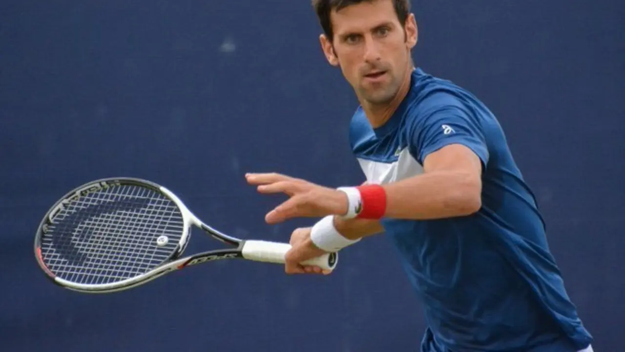 <p> El tenista Novak Djokovic<br>Fuente: Twitter </p>