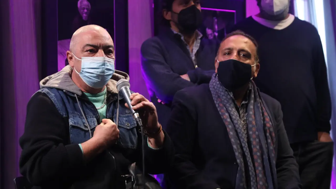 <p> (I-D) Los flamencos, Antonio Canales y Enrique Heredia &ldquo;El Negri&rdquo;, intervienen en una rueda de prensa contra las medidas de la pr&oacute;xima Asamblea de la Sociedad General de Autores y Editores (SGAE) - Isabel Infantes - Europa Press </p>