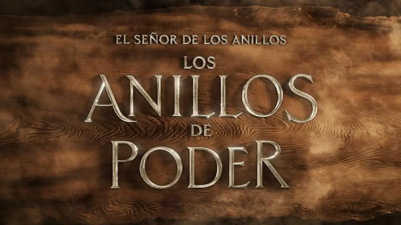<p> Cartel promocional, Los anillos de poder </p>