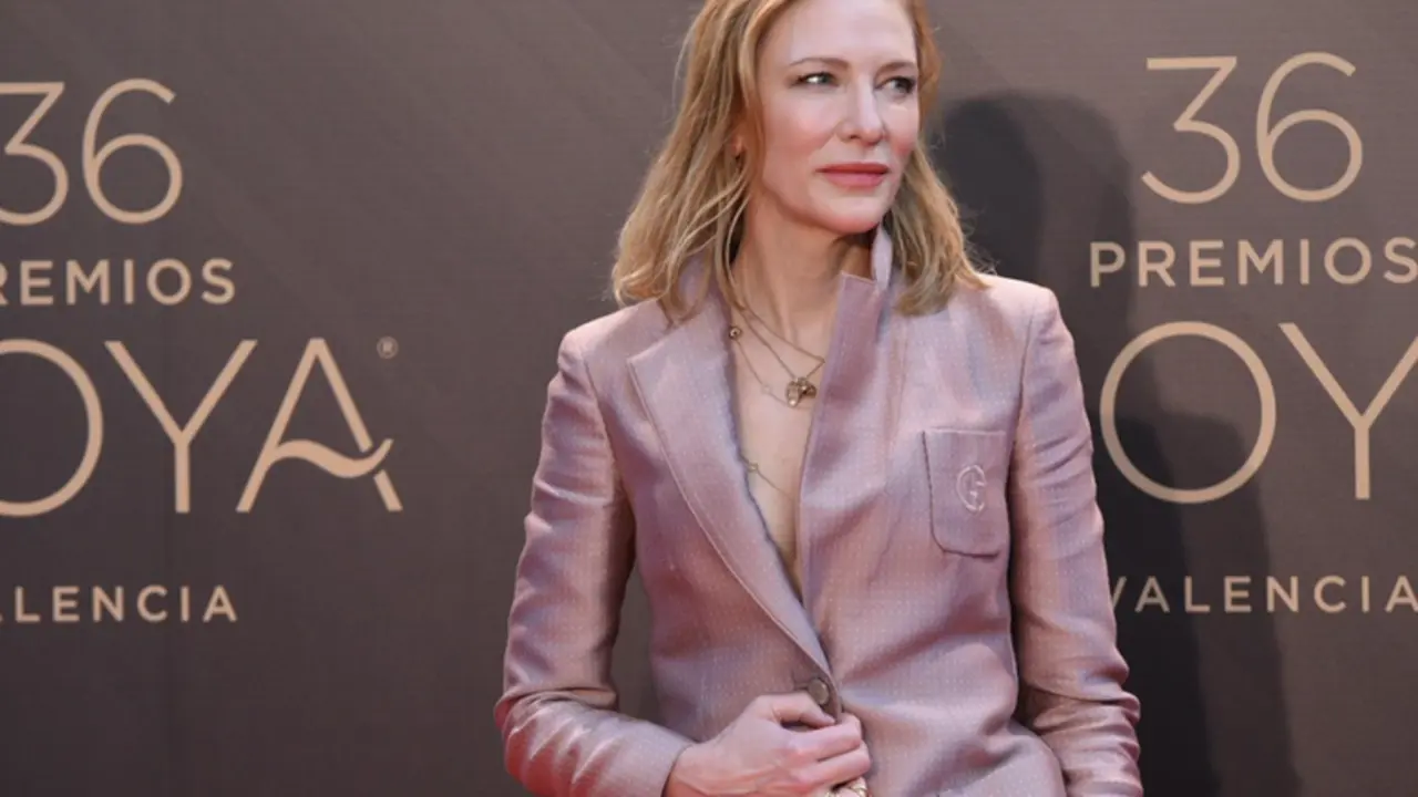 <p> La actriz Cate Blanchett en el Palau de les Arts, horas antes de recibir el primer Premio Goya Internacional, a 12 de febrero de 2022, en Valencia, Comunidad Valenciana (Espa&ntilde;a). - Jorge Gil - Europa Press </p>