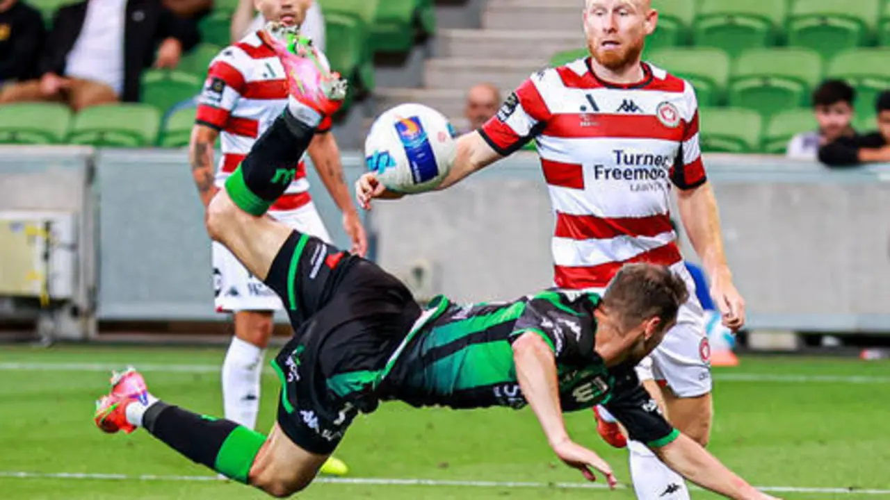 <p> Benjamin Garuccio realizando el remate de escorpi&oacute;n </p>