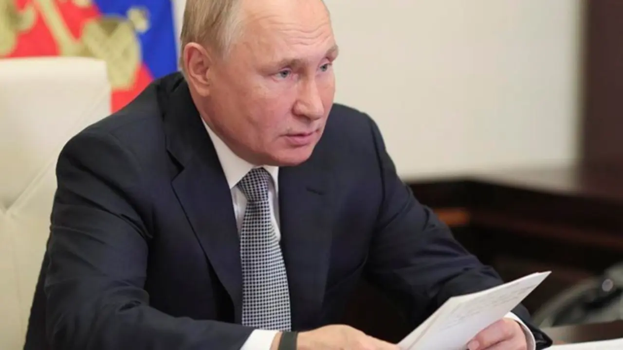 <p> Vladimir Putin . Fuente: Twitter </p>