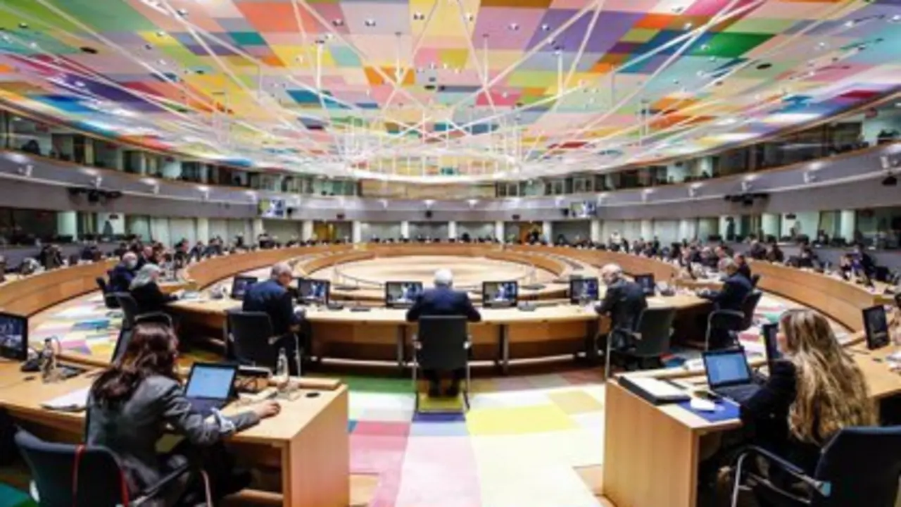 <p> Reuni&oacute;n de Ministros en la UE </p>
