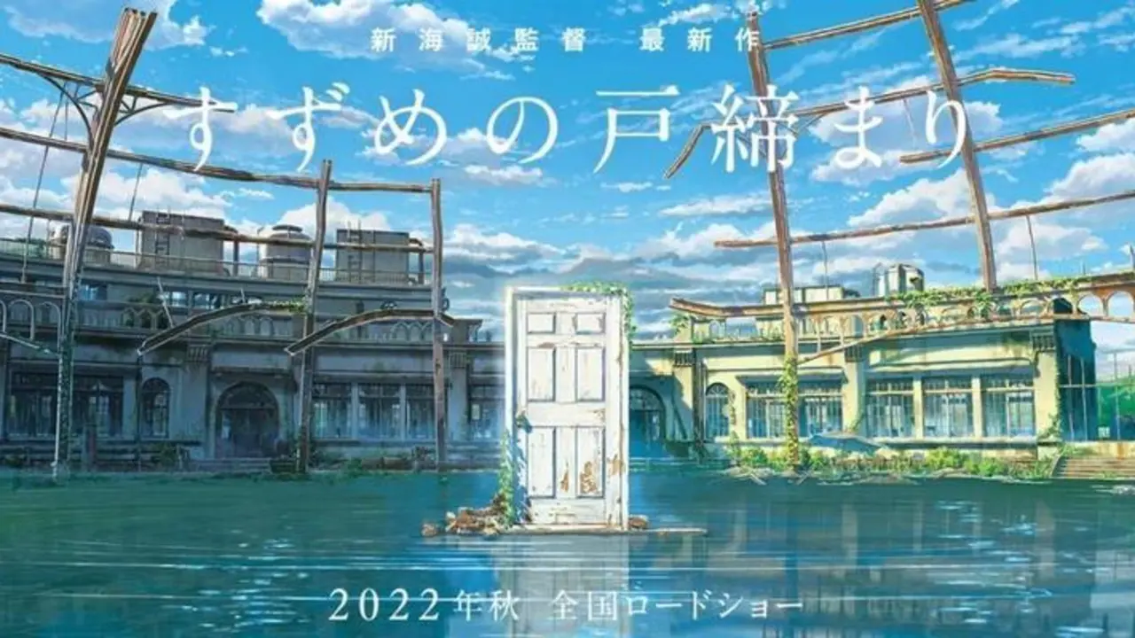 <p> Cartel de Suzume no Tojimari </p>