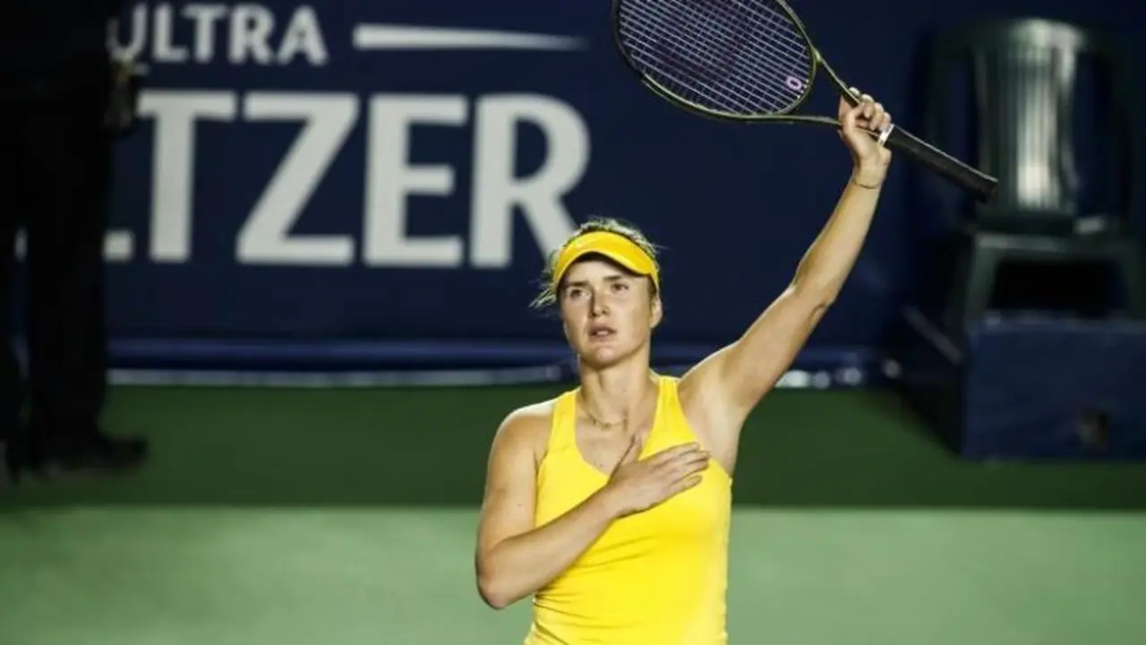 <p> Elina Svitolina tras vencer a Potapova </p>