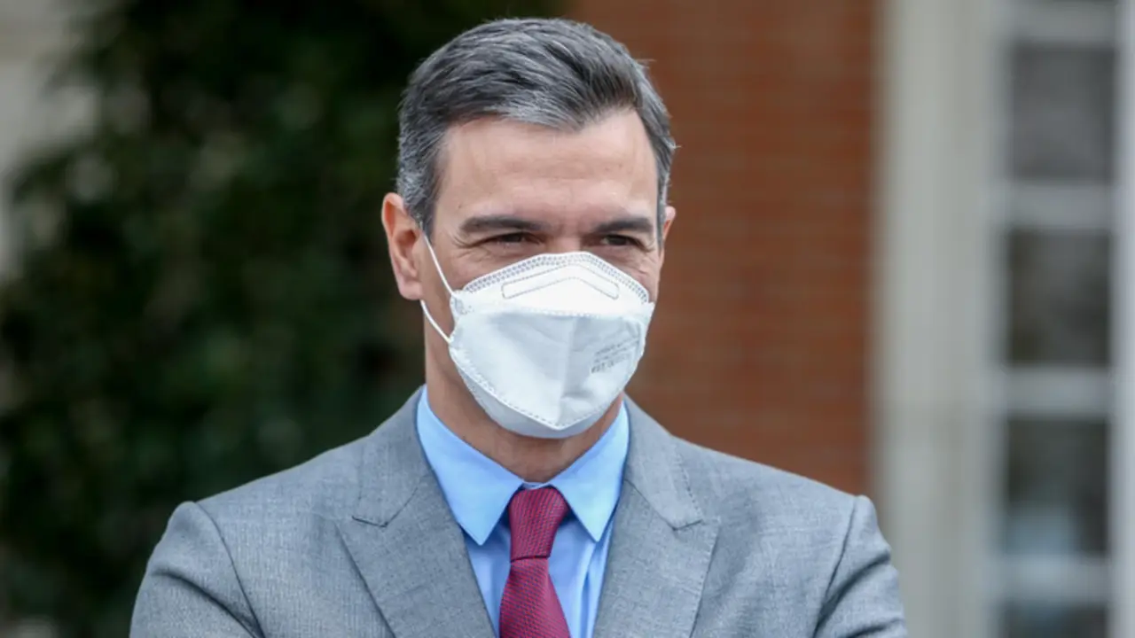 <p> Archivo - El presidente del Gobierno, Pedro S&aacute;nchez, en el acto de recibimiento a los deportistas que han representado a Espa&ntilde;a en los Juegos Ol&iacute;mpicos de Invierno Beijing 202, en el Complejo de la Moncloa. </p>