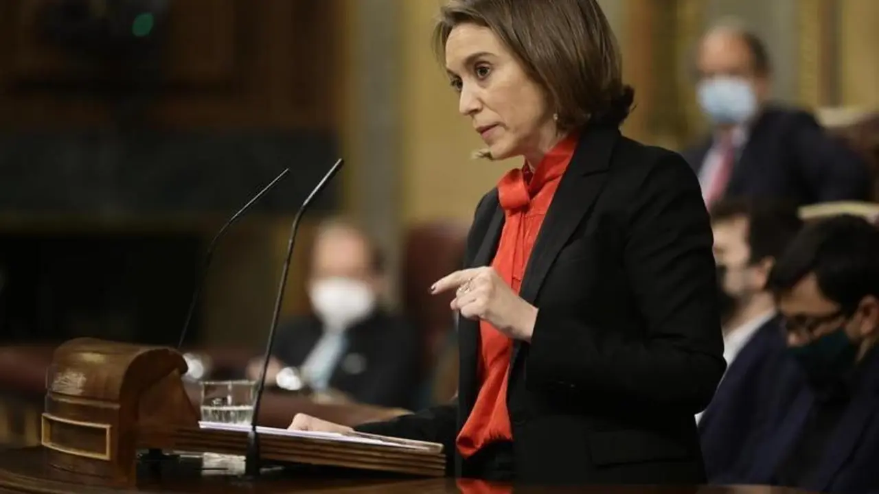 <p> La portavoz del PP en el Congreso de los Diputados, Cuca Gamarra </p>