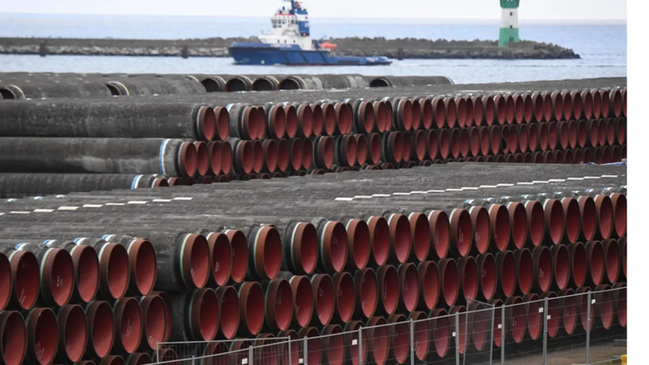 <p> Archivo - Material para la construcci&oacute;n del gasoducto Nord Stream 2 entre Rusia y Alemania - Stefan Sauer/dpa-Zentralbild/dpa - Archivo </p>