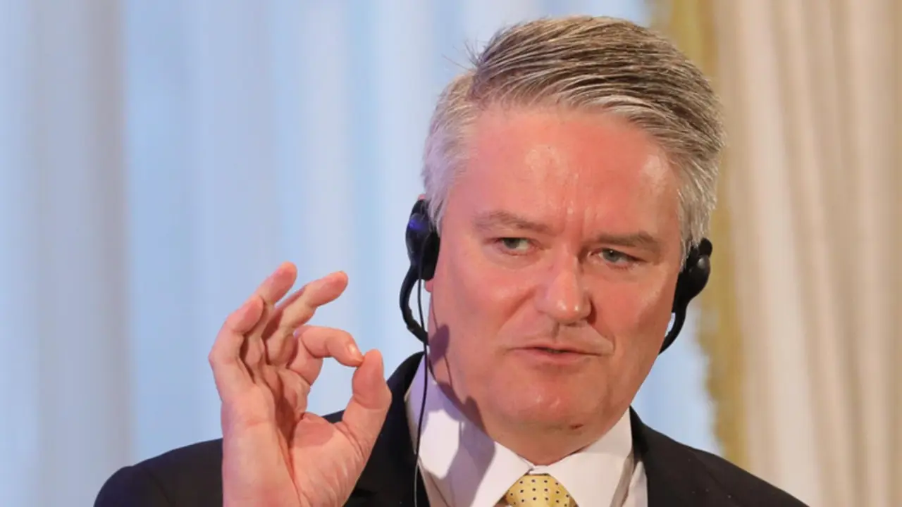 <p> El secretario general de la OCDE, Mathias Cormann, interviene en un desayuno informativo de F&oacute;rum Europa, en el Hotel Mandarin Oriental Ritz, a 14 de marzo de 2022, en Madrid (Espa&ntilde;a). Fuente: Europa Press </p>