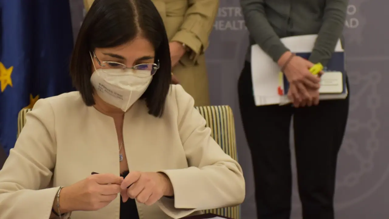 <p> Archivo - Ministra de Sanidad, Carolina Darias - MINISTERIO DE SANIDAD - Archivo </p>