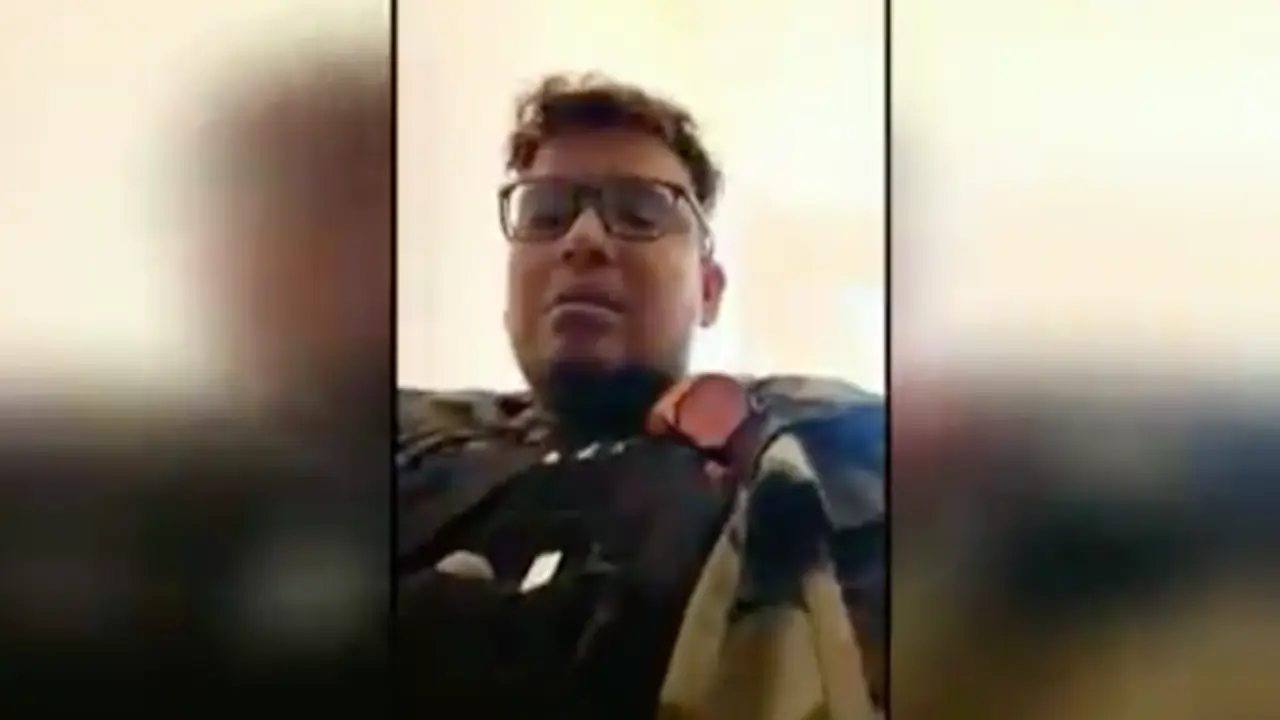 <p> Entrevista C&eacute;sar, combatiente en Ucrania. Fuente: Antena3 </p>