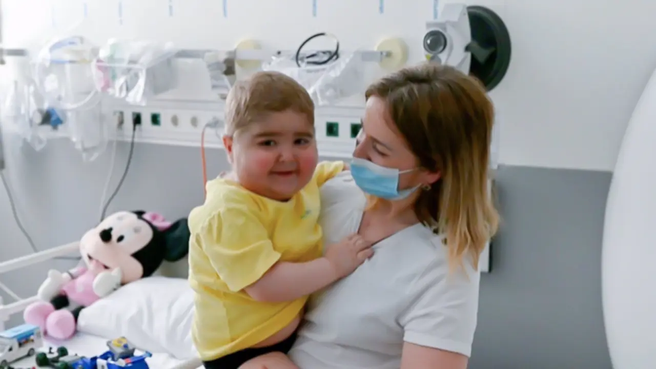 <p> Diomid, el ni&ntilde;o ucraniano que recibe tratamiento en el Gregorio Mara&ntilde;&oacute;n Fuente: Hospital Gregorio Mara&ntilde;&oacute;n </p>