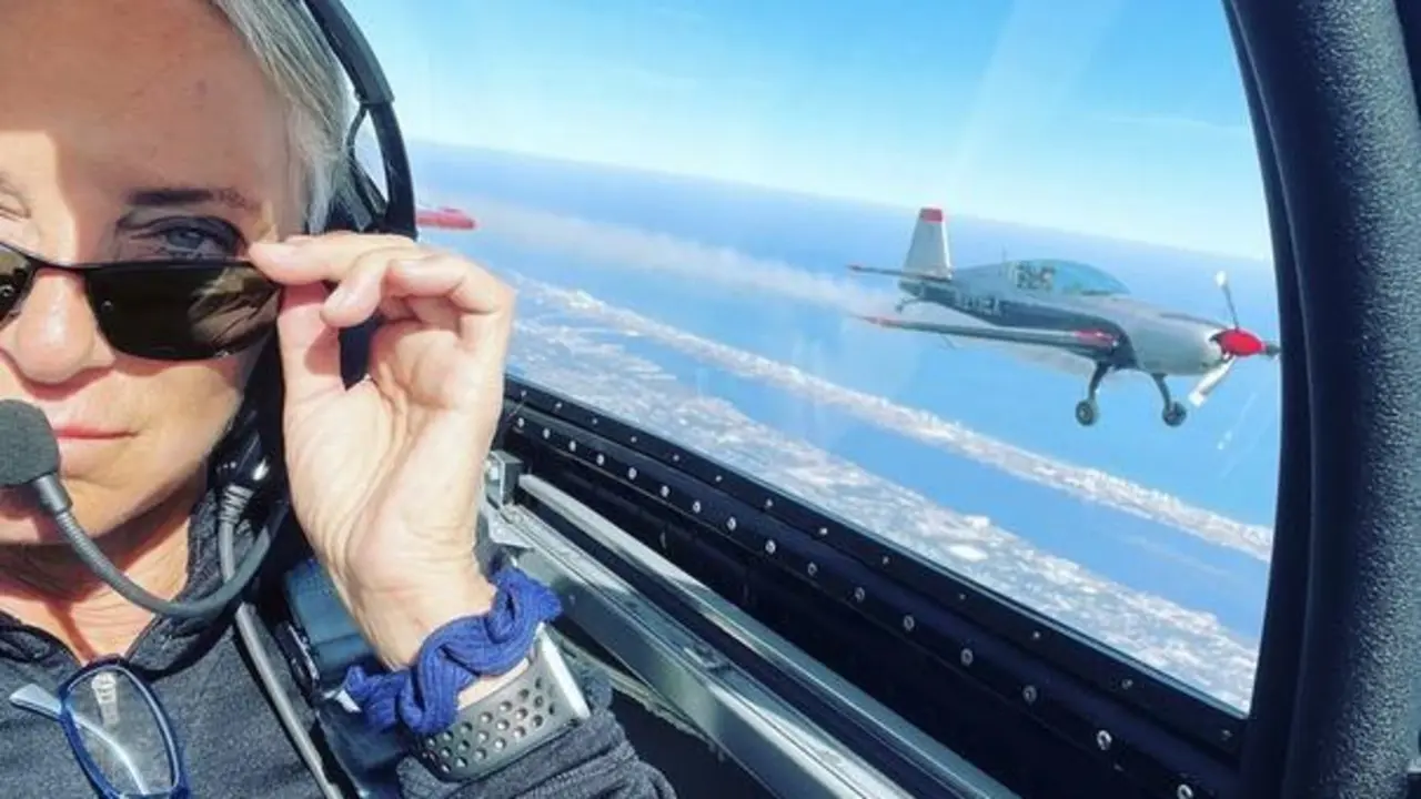 <p> Patty Wagstaff. Fuente Instagram @pattyaerobatics </p>