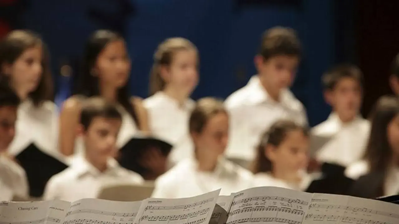 <p> El coro de Las Rozas </p>