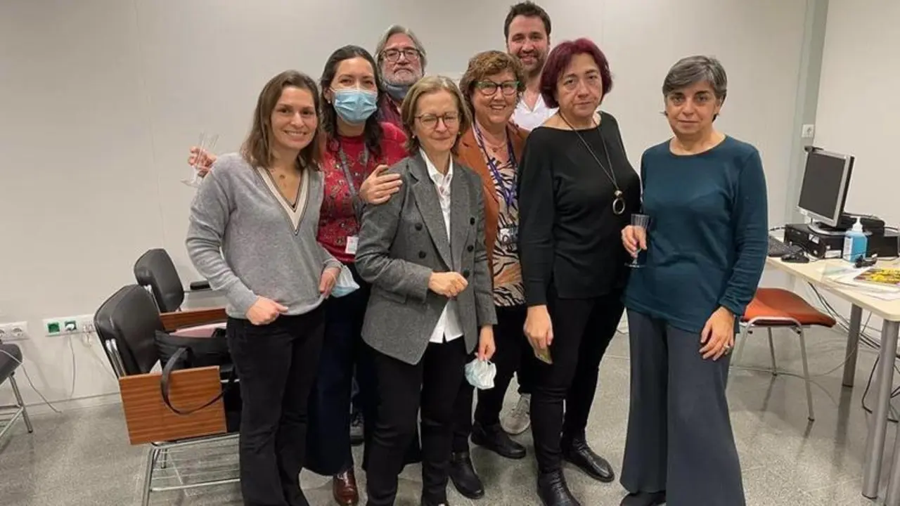 <p> Imagen del grupo organizador del XXXI Congreso. - SEFC </p>