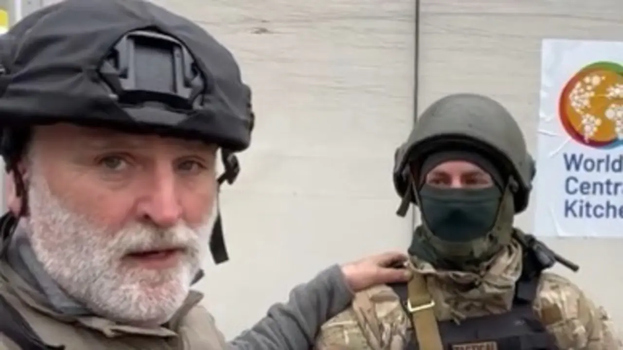 <p> El chef Jos&eacute; Andr&eacute;s en Ucrania | @chefjoseandres </p>