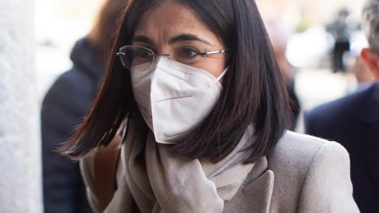 <p> La ministra de Sanidad, Carolina Darias; a su llegada a una reuni&oacute;n del Consejo Interterritorial de Salud, en la sede de la Presidencia auton&oacute;mica de Castilla-La Mancha, a 6 de abril de 2022, en Toledo, Castilla-La Mancha (Espa&ntilde;a). Toledo acoge hoy el esc - Isabel Infantes - Europa Press </p>