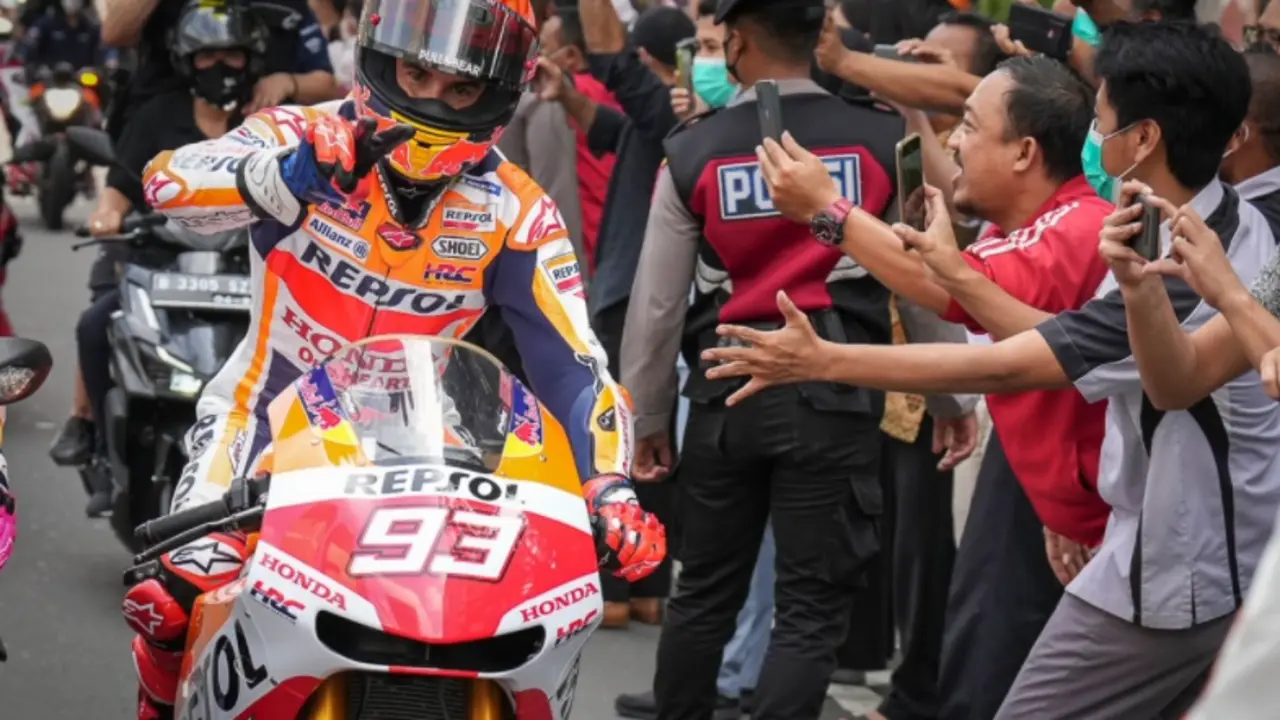 <p> Marc M&aacute;rquez antes del GP de Indonesia | @marcmarquez93 </p>