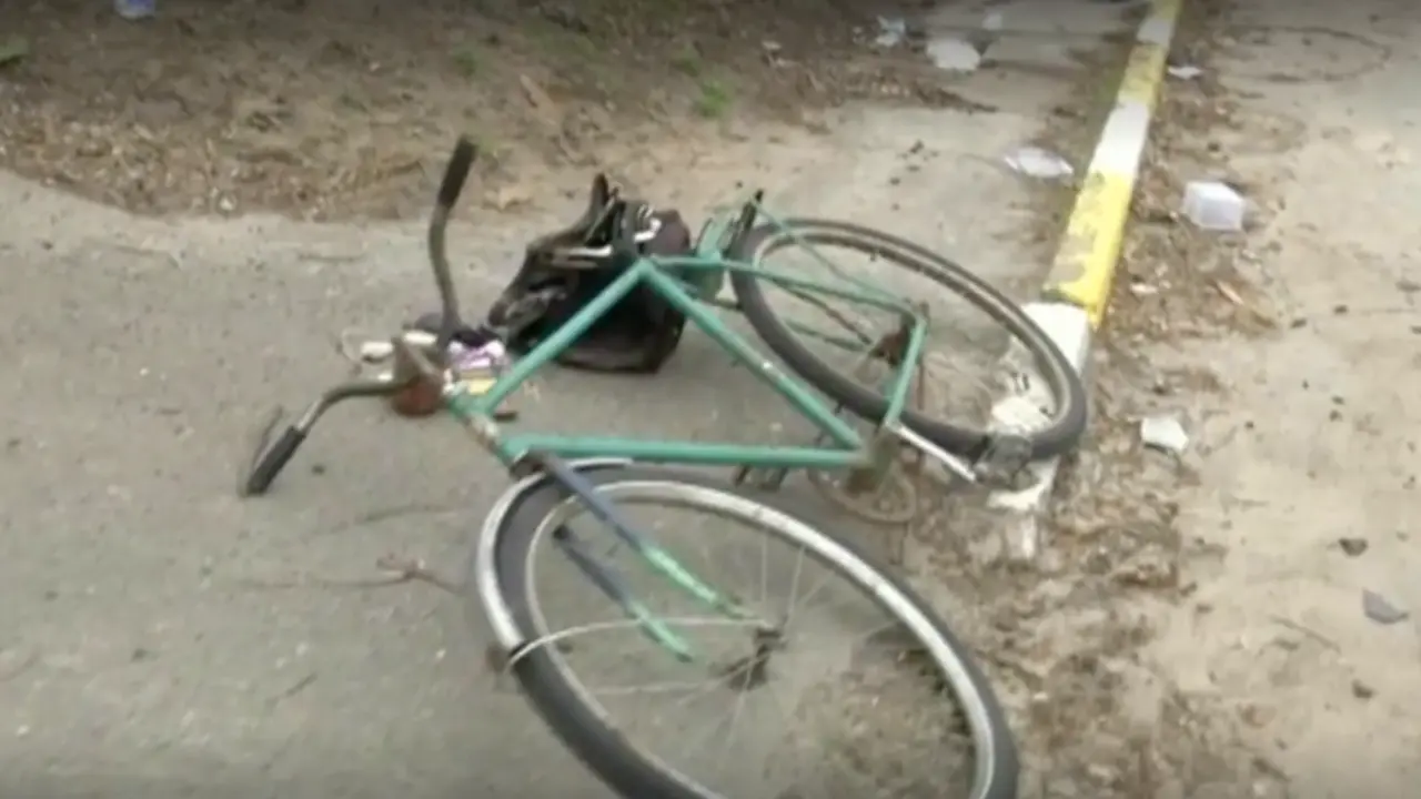 <p> Bicicleta en Ucrania </p>