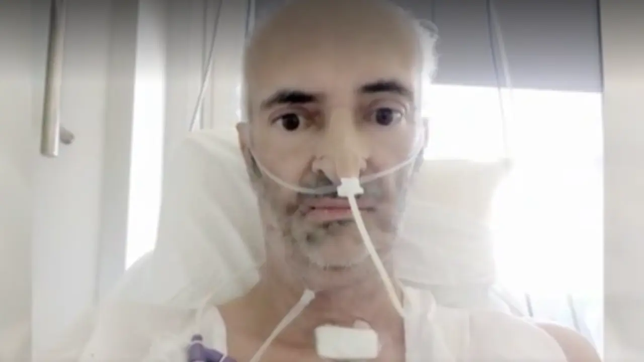 <p> Eduardo, dos a&ntilde;os ingresado por covid </p>